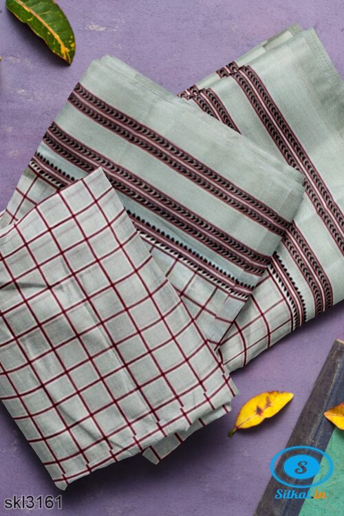 ILKAL HANDLOOM MASRISE COTTON BY COTTON SAREES
