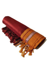 GULEDGUDDA KHANA COTTON DUPPATTA WITH TASSELS