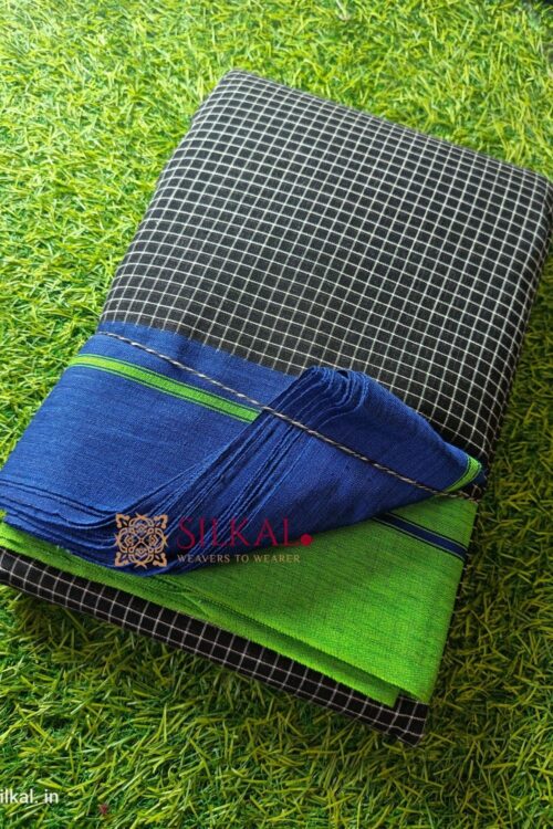 PATTEDA ANCHU PURE COTTON HANDLOOM SAREE