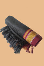 GULEDGUDDA KHANA COTTON DUPPATTA WITH TASSELS