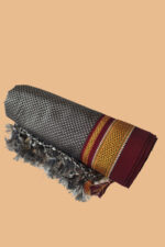 GULEDGUDDA KHANA COTTON DUPPATTA WITH TASSELS