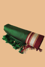 GULEDGUDDA KHANA COTTON DUPPATTA WITH TASSELS