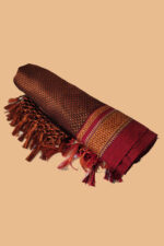 GULEDGUDDA KHANA COTTON DUPPATTA WITH TASSELS