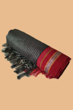 GULEDGUDDA KHANA COTTON DUPPATTA WITH TASSELS