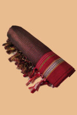 GULEDGUDDA KHANA COTTON DUPPATTA WITH TASSELS