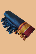 GULEDGUDDA KHANA COTTON DUPPATTA WITH TASSELS