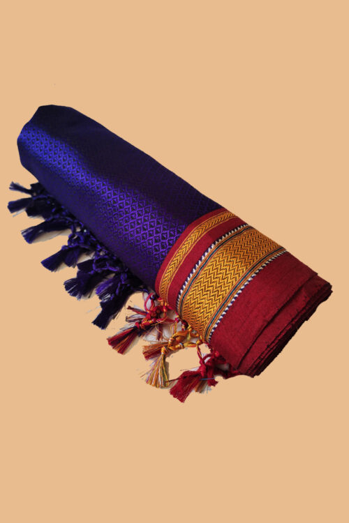 GULEDGUDDA KHANA COTTON DUPPATTA WITH TASSELS