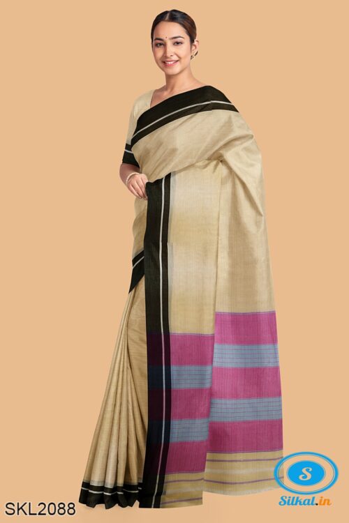 PATTEDA ANCHU PURE COTTON HANDWOVEN SAREE