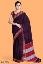 BANAHATTI COTTON SAREE WITH TRADITIONAL BORDER