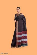 BANAHATTI COTTON SAREE WITH TRADITIONAL BORDER