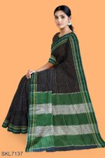 BANAHATTI COTTON SAREE WITH TRADITIONAL BORDER