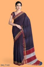 BANAHATTI COTTON SAREE WITH TRADITIONAL BORDER