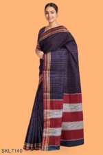 BANAHATTI COTTON SAREE WITH TRADITIONAL BORDER