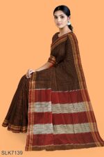 BANAHATTI COTTON SAREE WITH TRADITIONAL BORDER