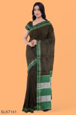 BANAHATTI COTTON SAREE WITH TRADITIONAL BORDER
