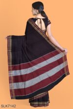 BANAHATTI COTTON SAREE WITH TRADITIONAL BORDER