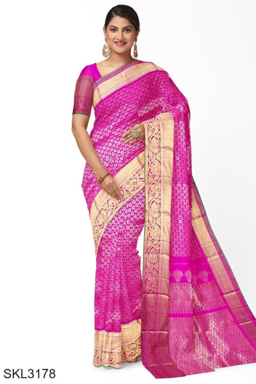 ZARKASHISH PURE SILK HANDLOOM WEAVED SAREE