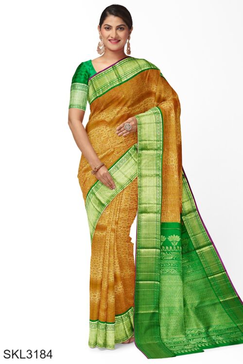 ZARKASHISH PURE SILK HANDLOOM WEAVED SAREE
