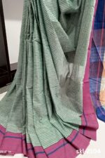 Patteda Anchu Checks with Plain Border