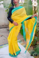 Patteda Anchu Plain Design with Plain Border