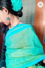 Patteda Anchu Plain Design with Plain Border