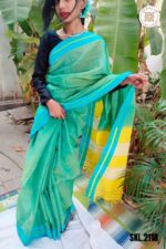 Patteda Anchu Plain Design with Plain Border