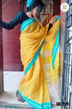 Patteda Anchu Plain Design with Plain Border