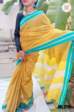 Patteda Anchu Plain Design with Plain Border