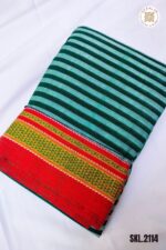 Patteda Anchu Stripe with Chickki Paras Border