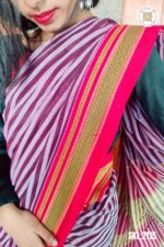 Patteda Anchu Stripe with Chickki Paras Border