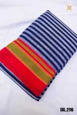 Patteda Anchu Stripe with Chickki Paras Border