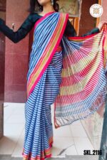 Patteda Anchu Stripe with Chickki Paras Border