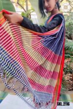 Patteda Anchu Stripe with Chickki Paras Border