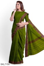 Banahatti Cotton Butta Light Color Saree