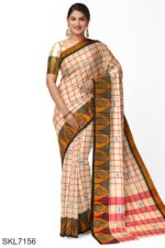 Banahatti Gopika Checks Butta Saree