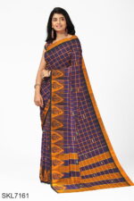 Banahatti Gopika Checks Butta Saree