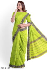 Banahatti Cotton Butta Light Color Saree