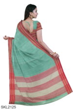 Patteda Anchu Pure Cotton With Gaadi Dhadi Border Saree