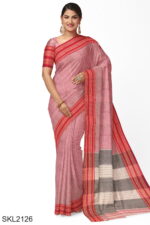 Patteda Anchu Pure Cotton With Gaadi Dhadi Border Saree
