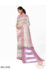 Flag color Handloom Cotton Saree