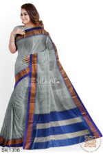 Ilkal Embossed With Mercerized Cotton Saree