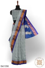 Ilkal Embossed With Mercerized Cotton Saree