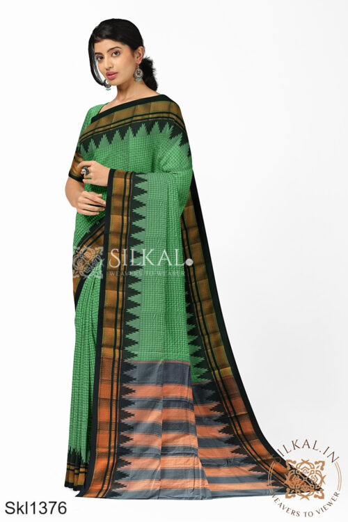 Ilkal Check Chaduranga Saree