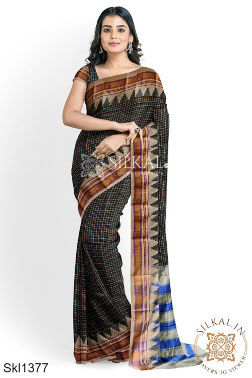 Ilkal Checks Chaduranga Sarees