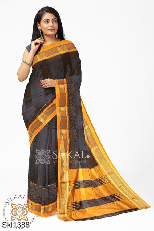 Ilkal Mercerized Sonamati Cotton Saree