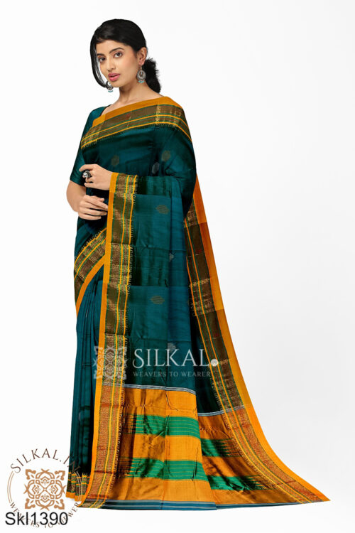 Ilkal Mercerized Sonamati Cotton Butta Saree
