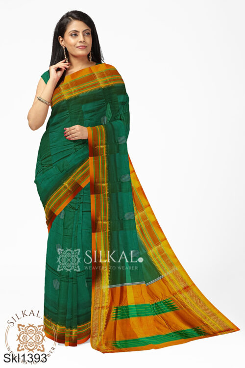 Ilkal Mercerized Sonamati Cotton Butta Saree