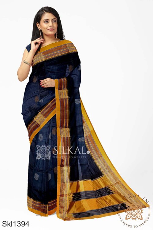 Ilkal Mercerized Sonamati Cotton Butta Saree