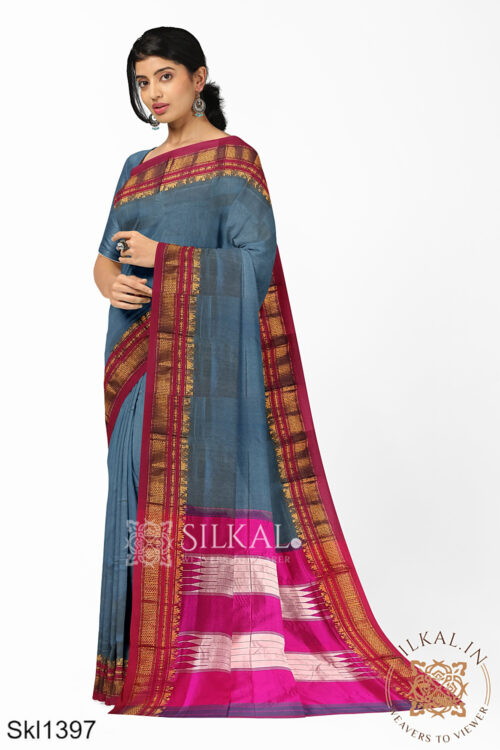 Ilkal Cotton Silk Saree  Skl1397 -