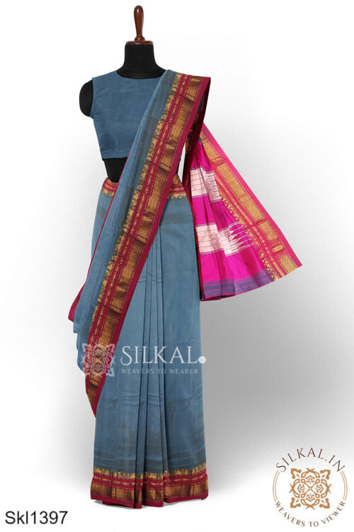 Ilkal Cotton Silk Saree